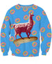 Breadstick Llamacorn Crewneck Sweatshirt